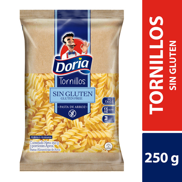 PASTA DORIA 250G TORNILLO S7GLUTEN